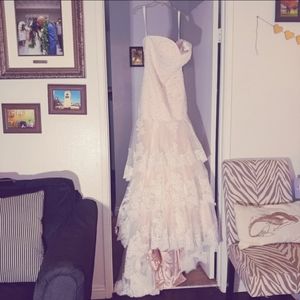 Blush Mermaid wedding dress